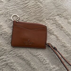 Kate Spade Tan Leather Card Wrislet